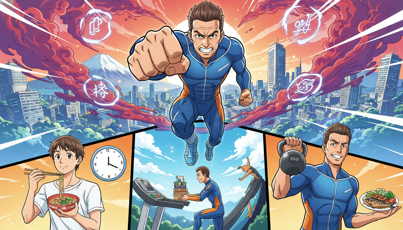 40代以降の男性が痩せにくくなる理由とは？基礎代謝と生活習慣の変化