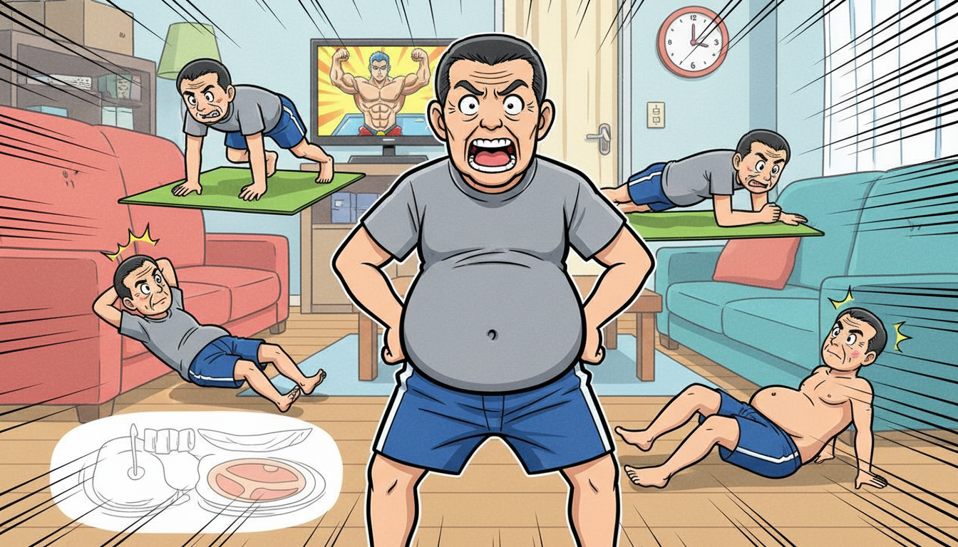 どうして年齢とともにお腹がポッコリと出やすくなるのでしょうか